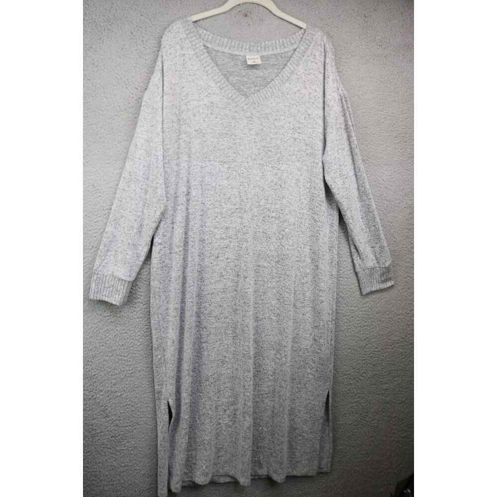 Soma Long Sleeve Lounge Gown-Size XL-Soft & Comfy